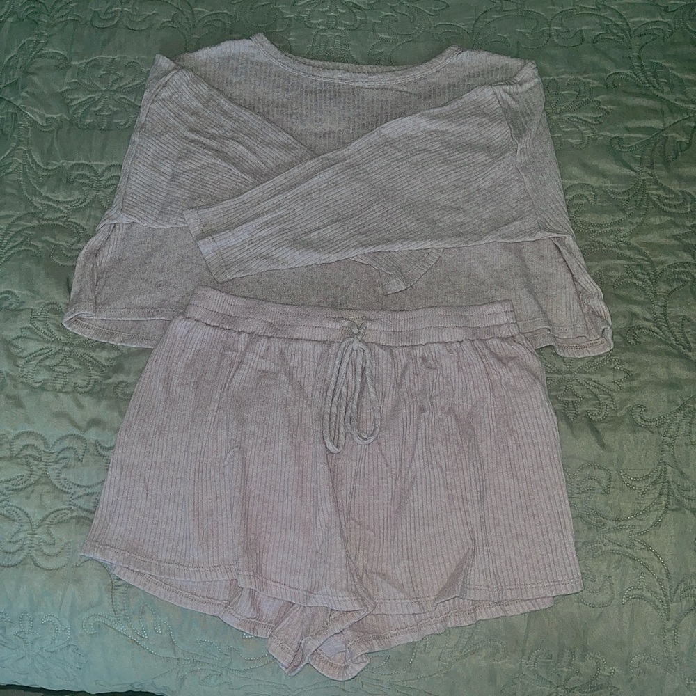 Dry Goods Cropped Two Piece Set Size M